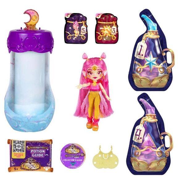 Magic Mixies Pixlings Shimmerverse Series Pheona The Phoenix Doll NIB - Picture 3 of 7